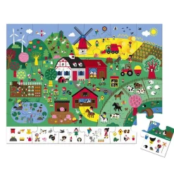 Puzzle Observación La Granja 24 piezas Janod