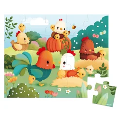 Puzzle 20 piezas - Bienvenidos al Corral · Janod