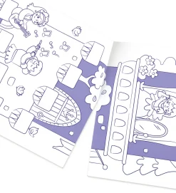 Rollo de papel para garabatos de Castillos · Hape