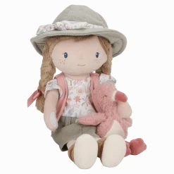 Rosa Exploradora Muñeca Blandita Safari · Little Dutch