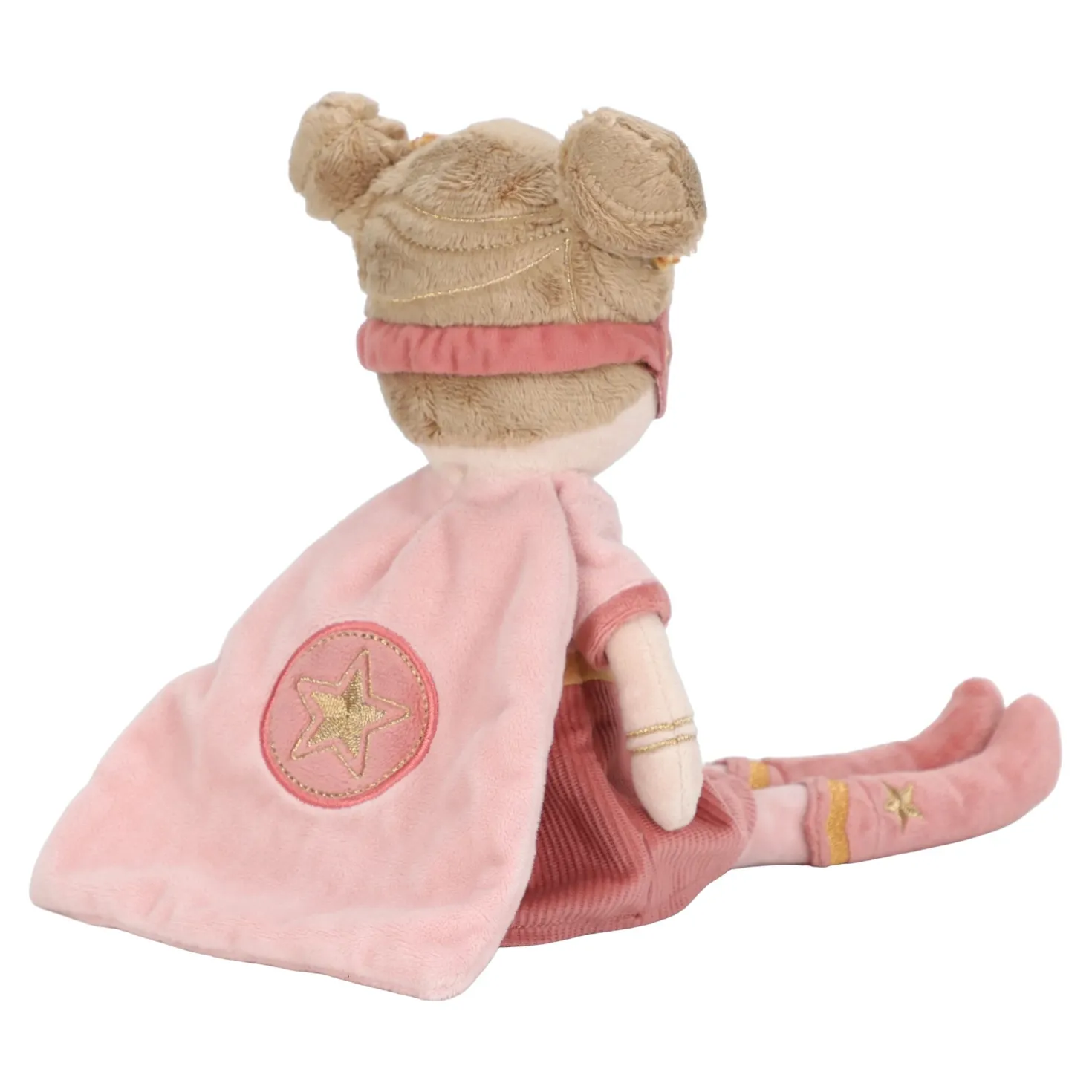 Rosa Superheroína Muñeca Blandita · Little Dutch