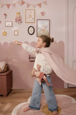 Rosa Superheroína Muñeca Blandita · Little Dutch