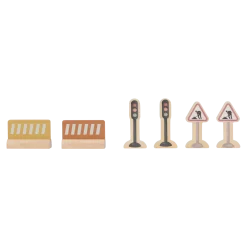 Set Construcción con grúa FSC · Little Dutch
