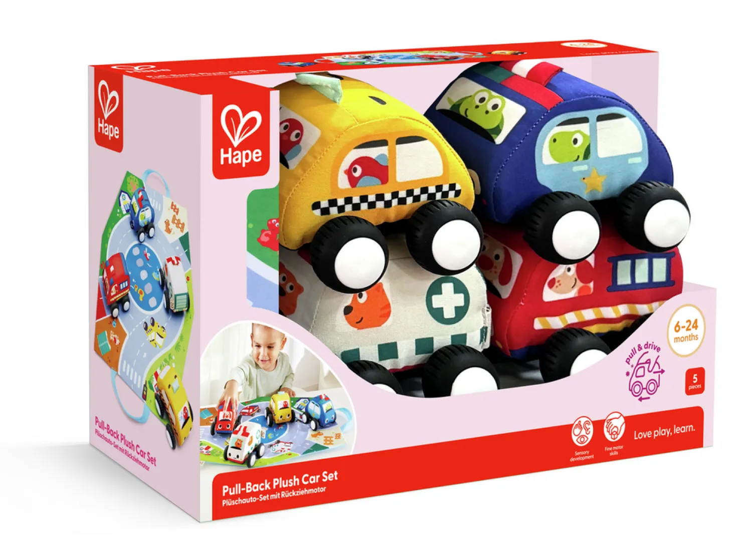 Set de Coches de Peluche · Hape