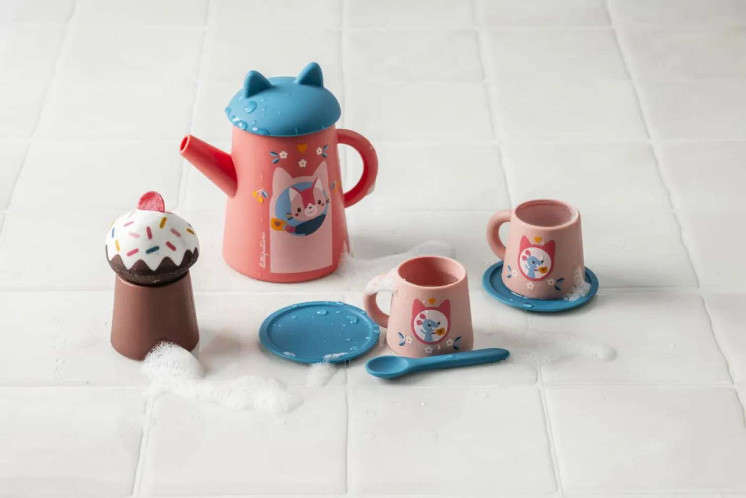 Set de té para el baño · Lilliputiens
