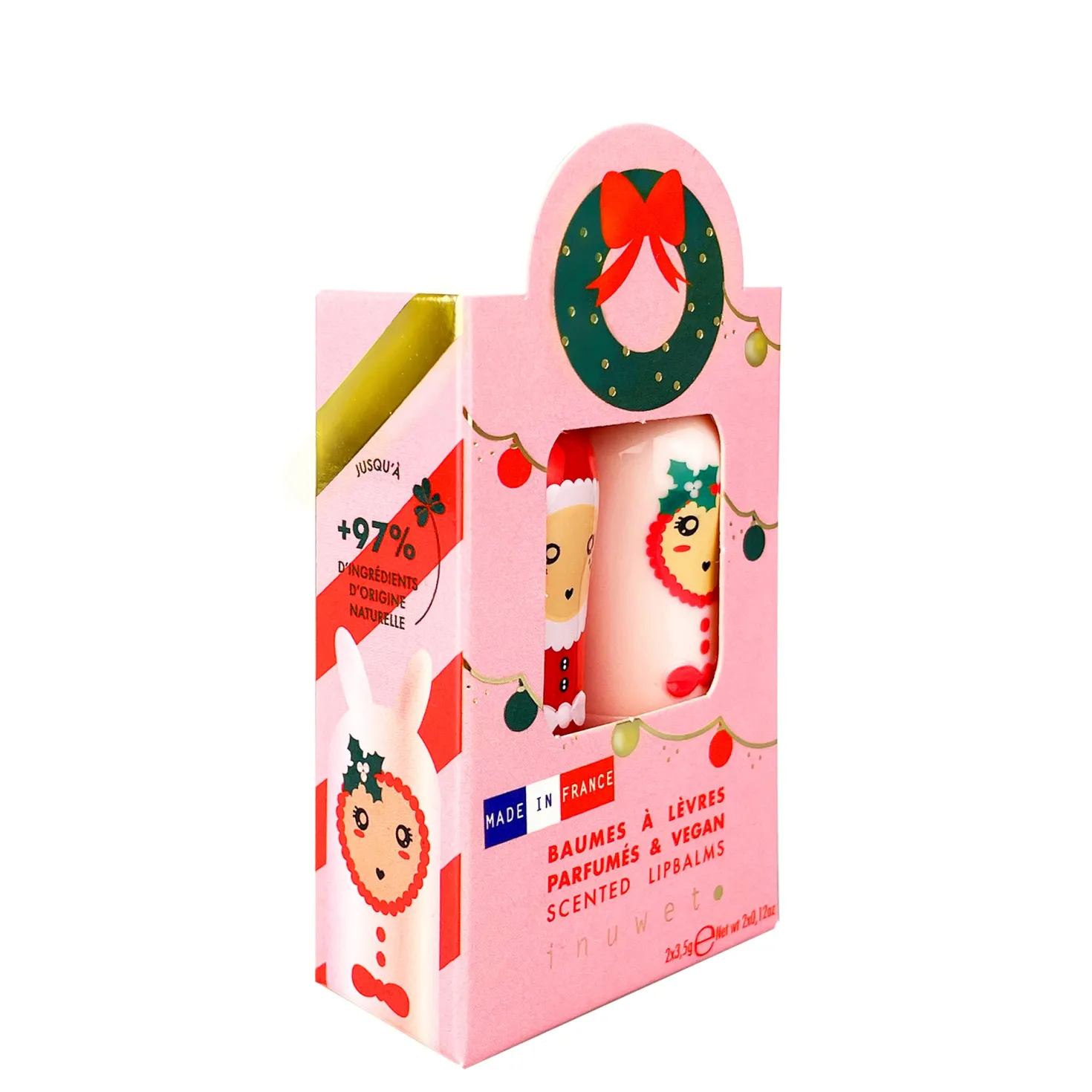 Set dos Bálsamos Labiales Corona · Inuwet