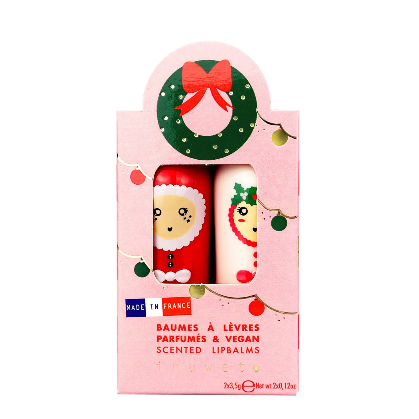 Set dos Bálsamos Labiales Corona · Inuwet