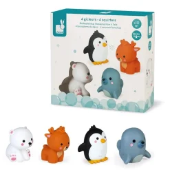 Set 4 lanzadores de agua Animales Polares · Janod