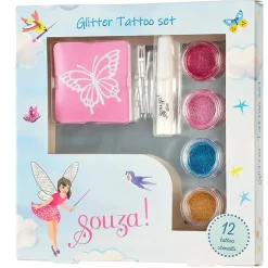 Set tatuajes purpurina · Souza