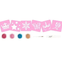 Set tatuajes purpurina · Souza