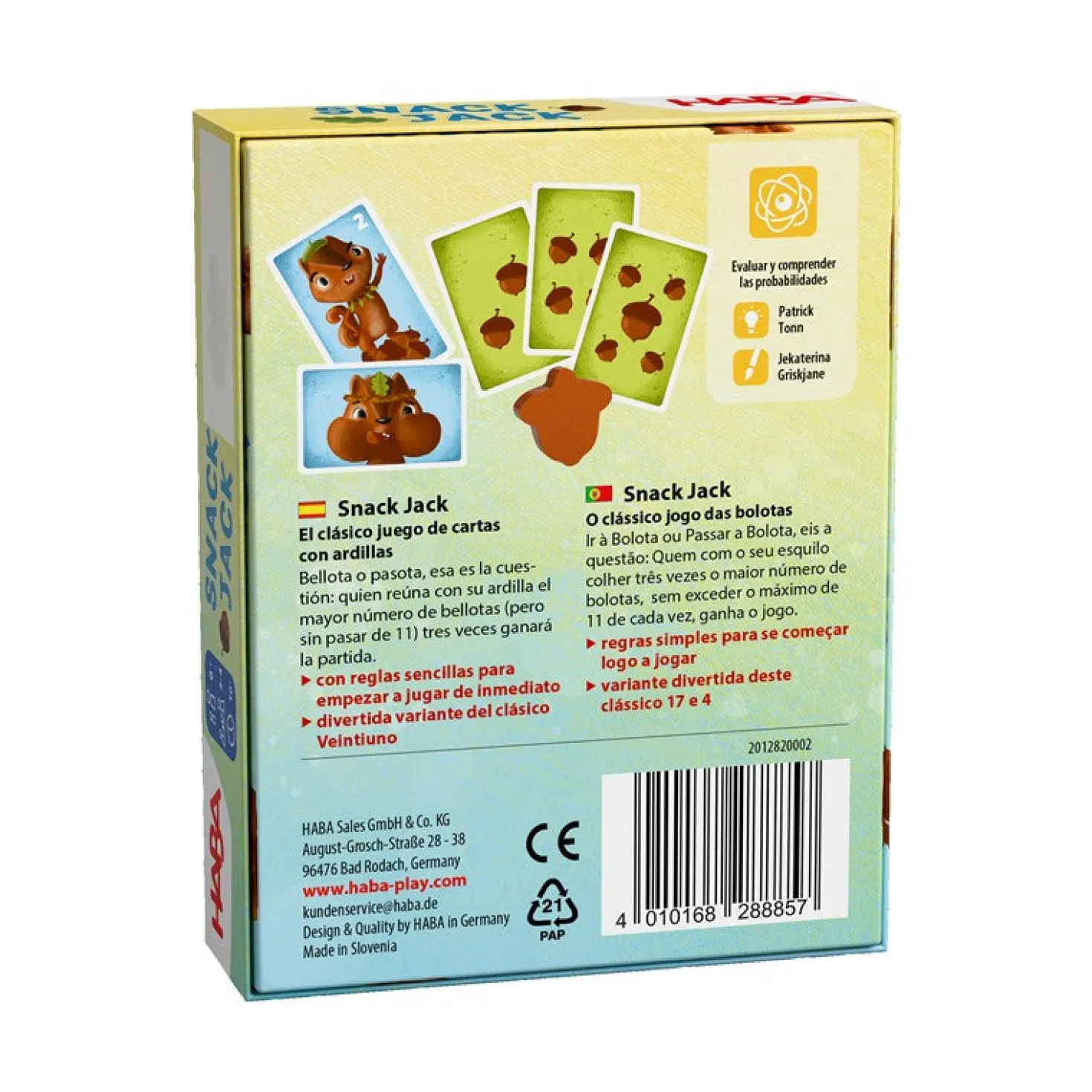 Snack Jack Merienda de Bellotas · HABA