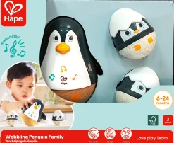 Sonajeros Tentetieso Penguin Family · Hape
