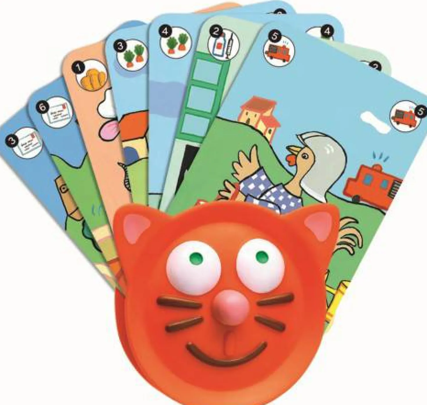 Sujetador de cartas Gatito · DJECO