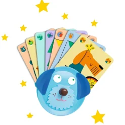 Sujetador de cartas Perrito · DJECO