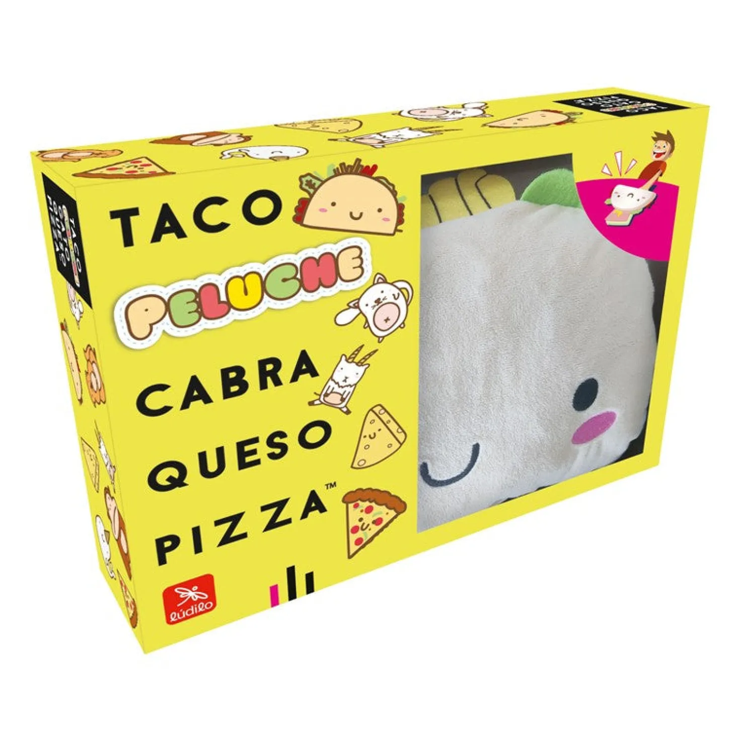 Taco, Peluche, Cabra, Queso, Pizza · Ludilo