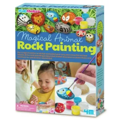 Taller de pintar animales con piedras · 4M