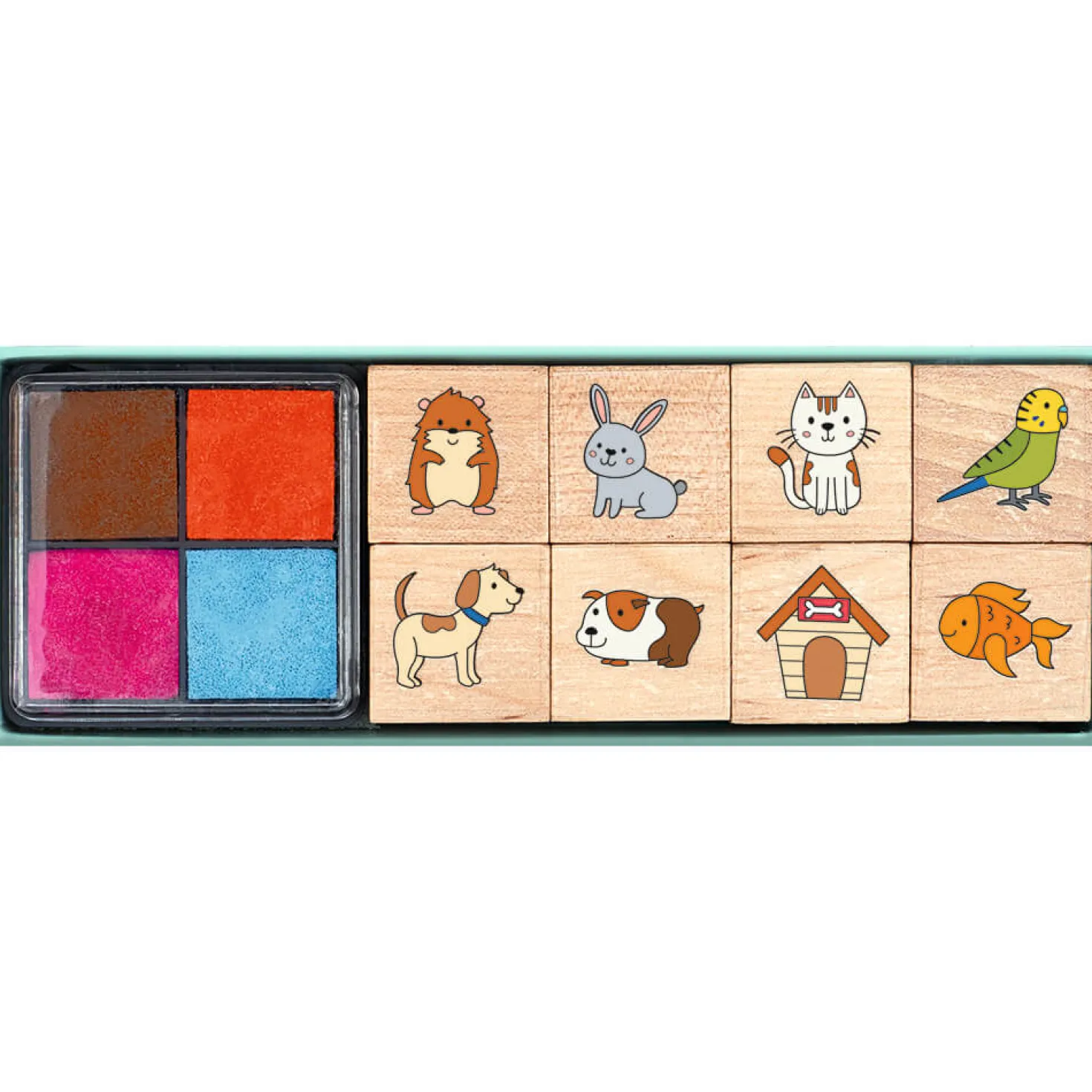 Tampones madera Animales Domésticos · Moses