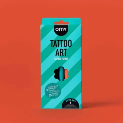 Tattoos temporales Flower Power · Omy
