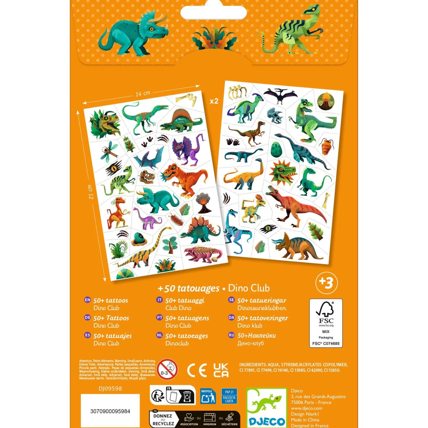 Tatuajes Dino Club · DJECO