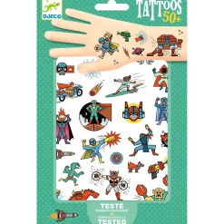 Tatuajes héroes contra villanos · DJECO
