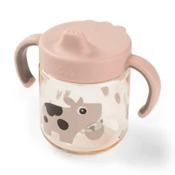 Taza aprendizaje dos asas Tiny farm Rose · Done by Deer