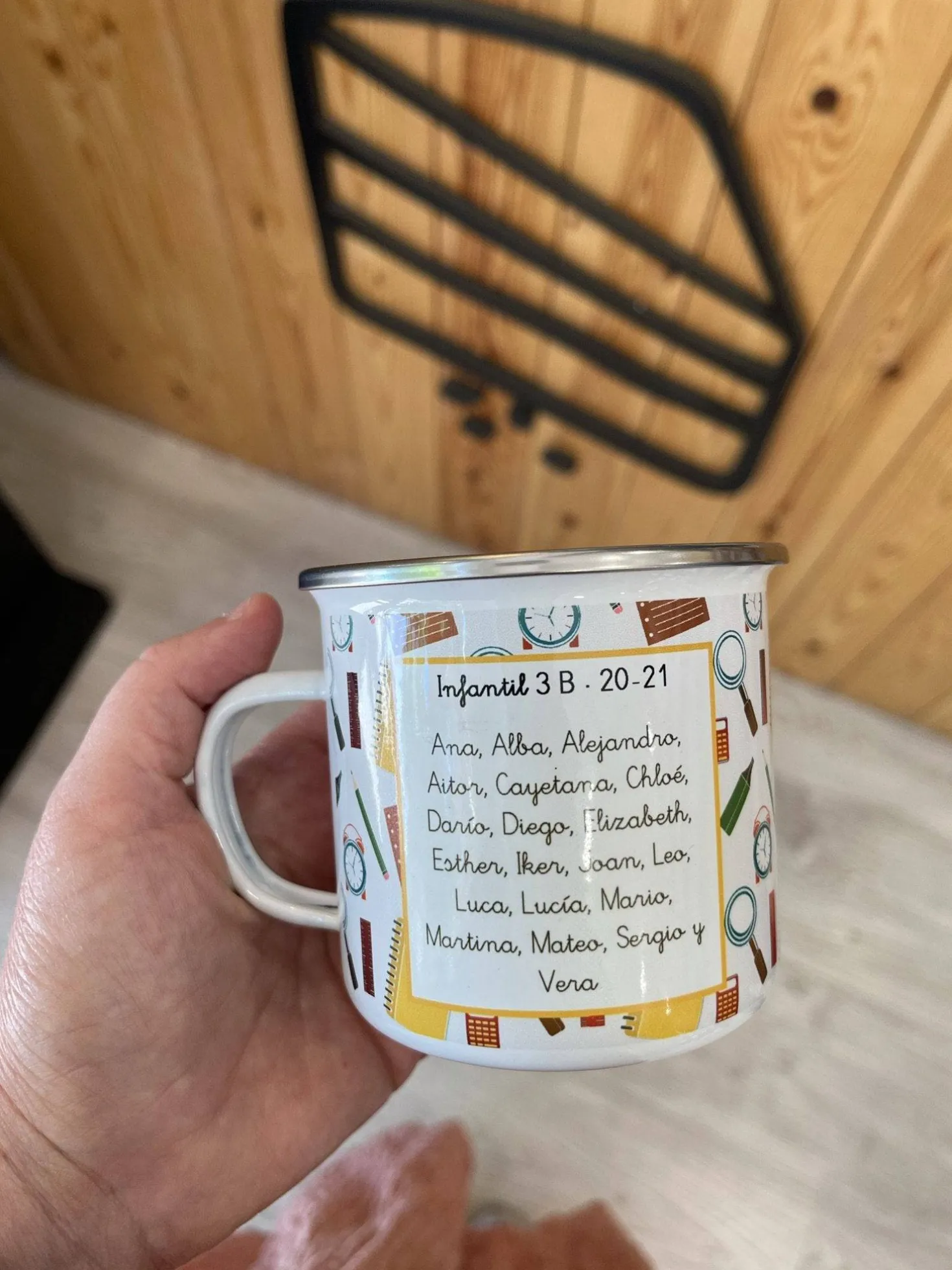 Taza Profe Reloj
