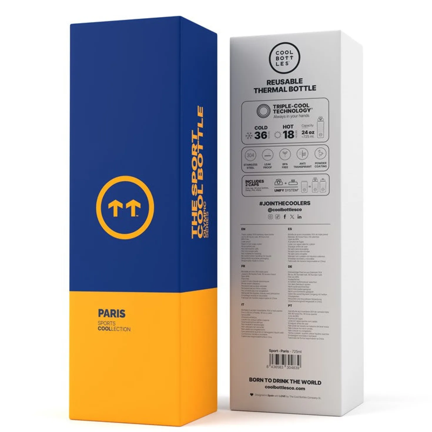 The Sport Bottle - Paris 725ml · Cool Bottles