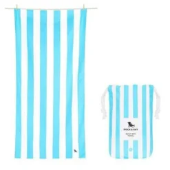 Toalla Cabana Azul Pastel · L
