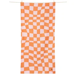 Toalla Summer Check Naranja · XL