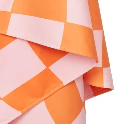 Toalla Summer Check Naranja · XL