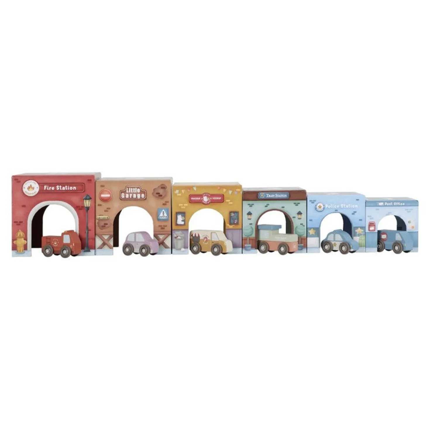 Torre encajable Ciudad con Coches · Little Dutch