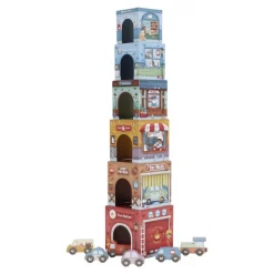 Torre encajable Ciudad con Coches · Little Dutch