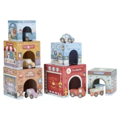 Torre encajable Ciudad con Coches · Little Dutch