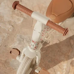 Triciclo con barra Blanco Flores · Little Dutch