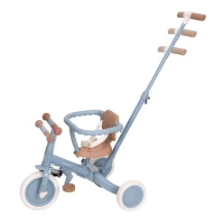 Triciclo con barra Safari Dreams Azul · Little Dutch