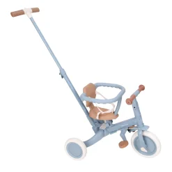 Triciclo con barra Safari Dreams Azul · Little Dutch