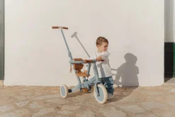 Triciclo con barra Safari Dreams Azul · Little Dutch