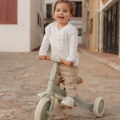 Triciclo con barra Verde · Little Dutch