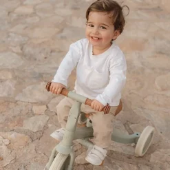 Triciclo con barra Verde · Little Dutch