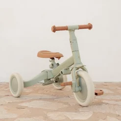 Triciclo con barra Verde · Little Dutch