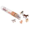 Tubo 10 animales de la granja 4-8 cm · Terra
