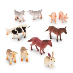 Tubo 10 animales de la granja 4-8 cm · Terra