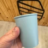 Vasito Azul Empolvado sin dibujo