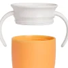 Vaso Antiderrame con Asa Miracle 360º Mandarina · Munchkin