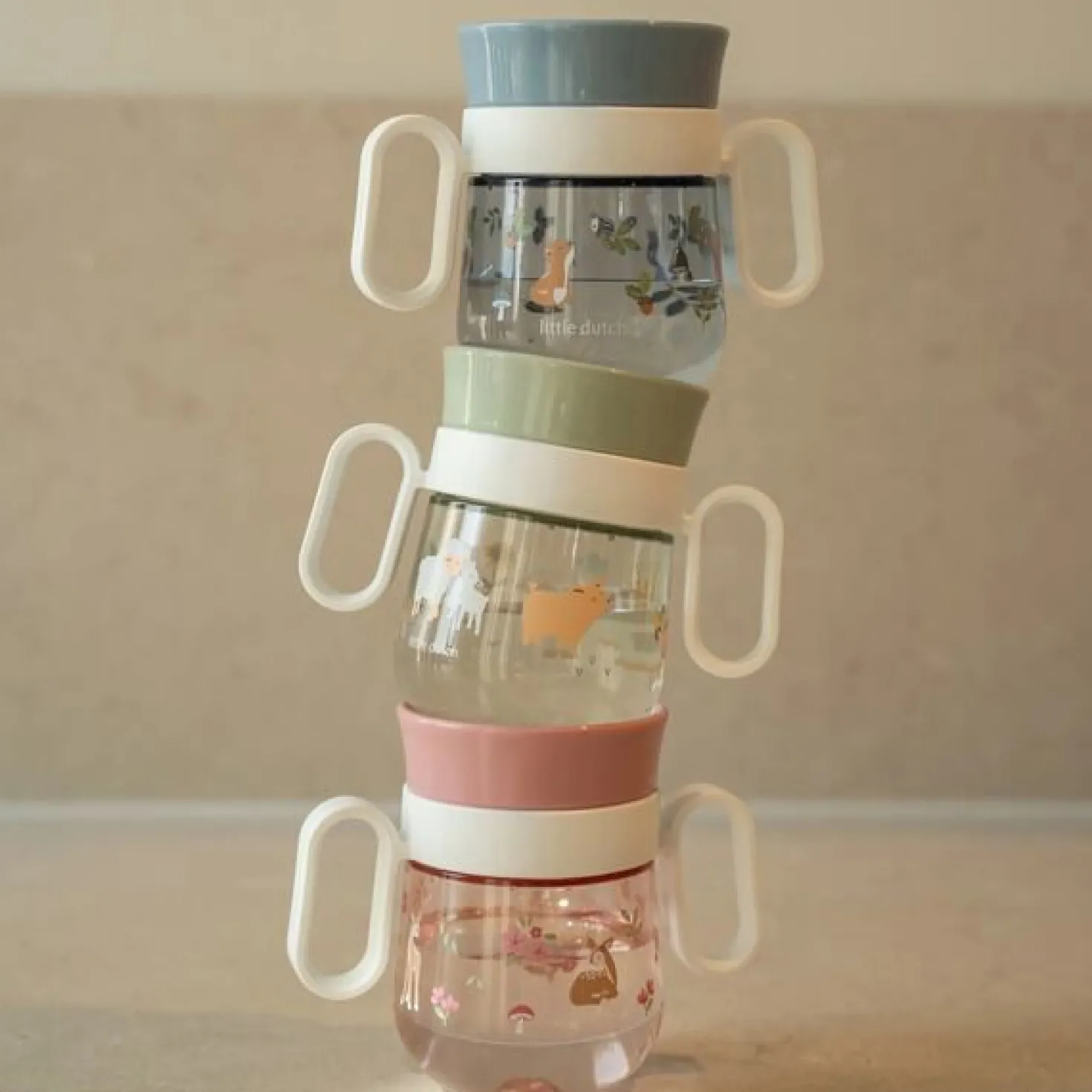 Vaso antiderrame 360º Mio 200ml Fairy Garden Little Dutch