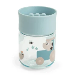 Vaso aprendizaje 360 Tiny farm Blue · Done by Deer