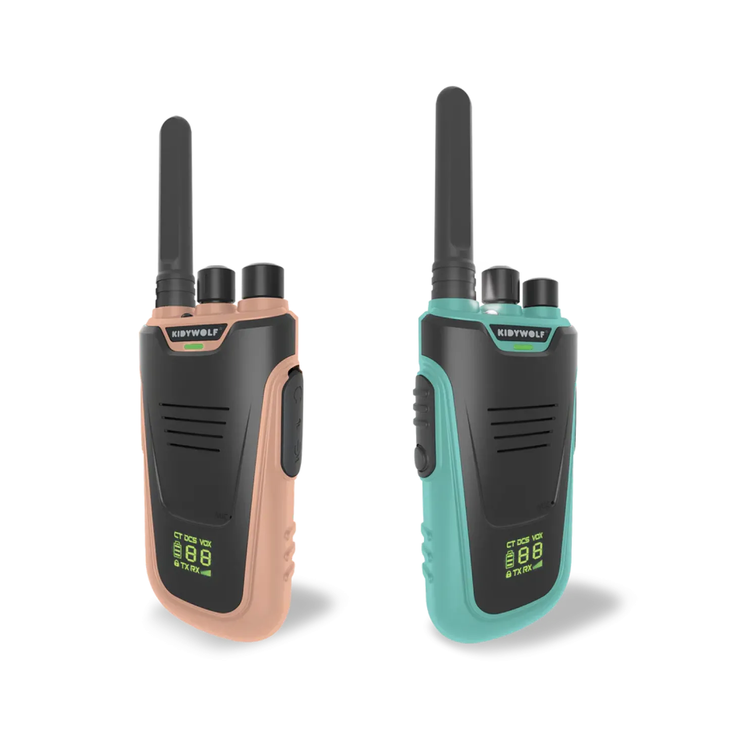 Walkie Talkies Kidytalk Natural-Cyan · Kidywolf