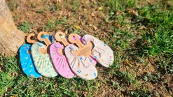 Zapatilla Antideslizante Slip Stop - Neon Palms